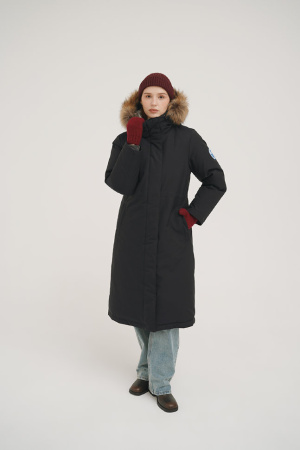 Пальто пуховое Хелен Top Arctic Goose (Женский; 42; Темно-Синий без*Меха)